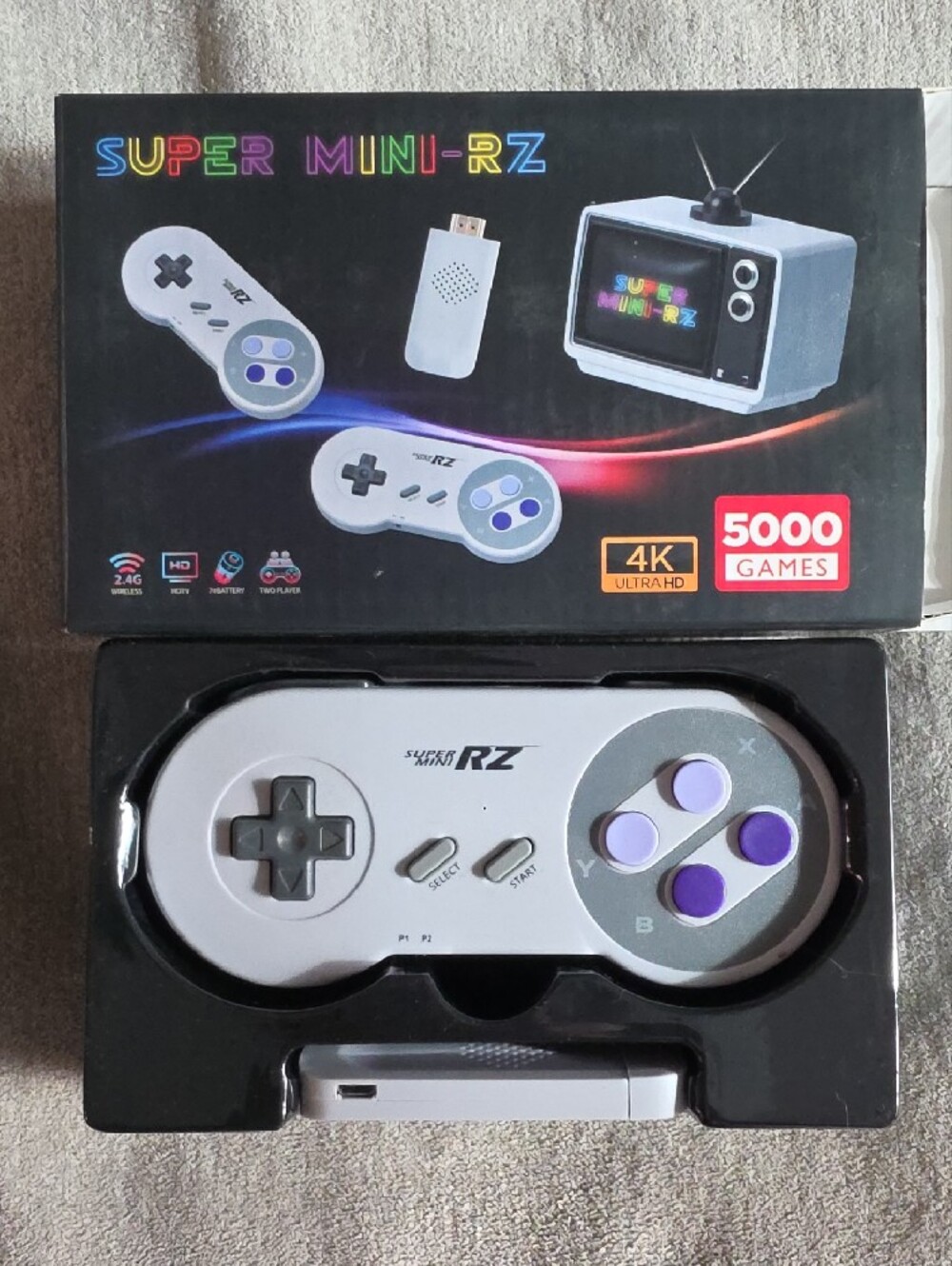 Super Mini-RZ Retro Console Bundle - 5000 Games - Picture 4 of 8